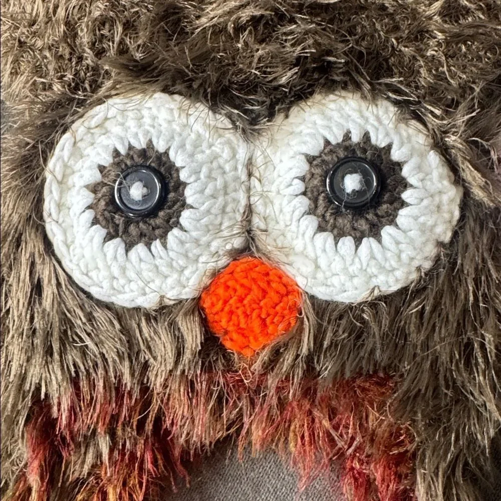 Daisy Baby Unisex Infant Beanie Hat Fisher Brown Owl Photography 6-12 months NEW